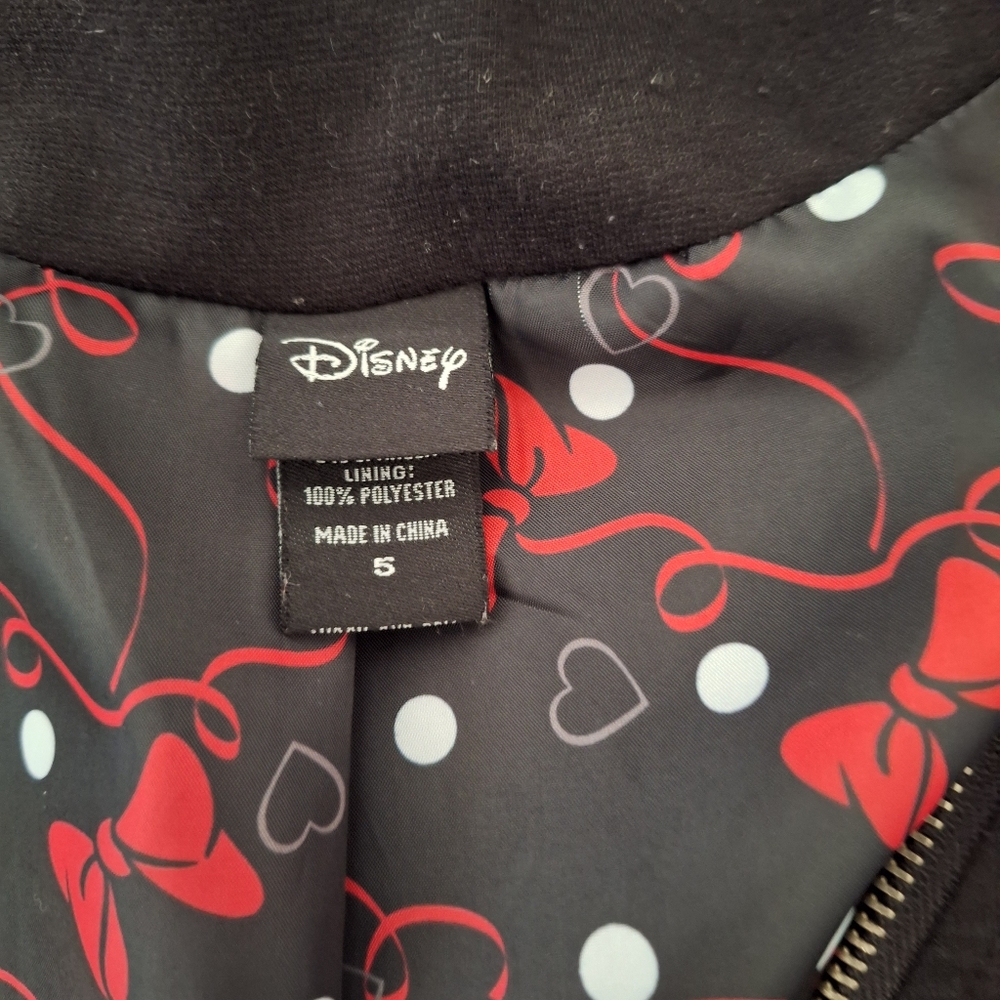 Torrid Disney Collection Minnie Mouse Black Peplum Moto Knit Jacket Plus Sz5 5X - Picture 11 of 11